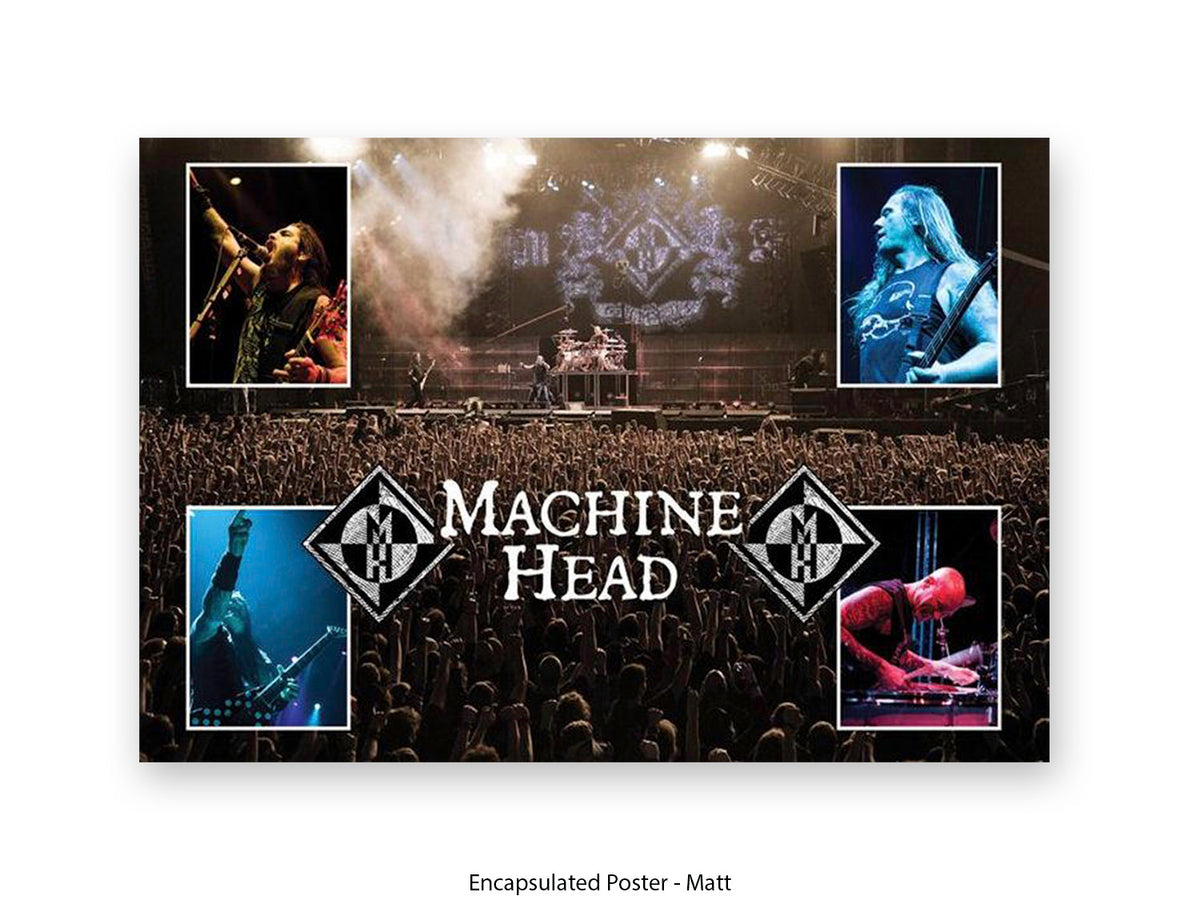 Machine Head Poster - Classic Rock Album Wall Art - Vintage Hard Rock Print