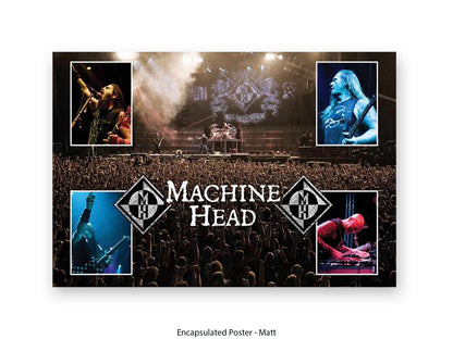 Machine Head Poster - Classic Rock Album Wall Art - Vintage Hard Rock Print