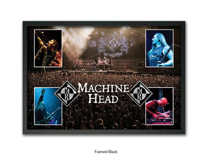 Machine Head Poster - Classic Rock Album Wall Art - Vintage Hard Rock Print