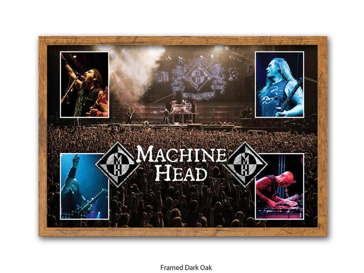 Machine Head Poster - Classic Rock Album Wall Art - Vintage Hard Rock Print