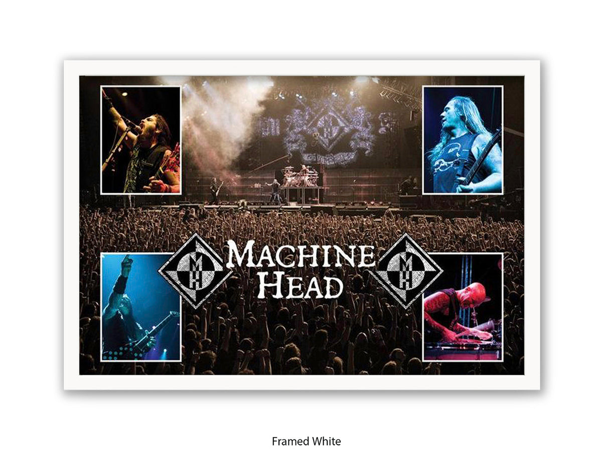 Machine Head Poster - Classic Rock Album Wall Art - Vintage Hard Rock Print