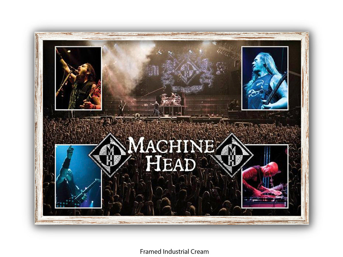 Machine Head Poster - Classic Rock Album Wall Art - Vintage Hard Rock Print