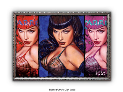 Bettie Page Poster Ð Pop Art Style Wall Art