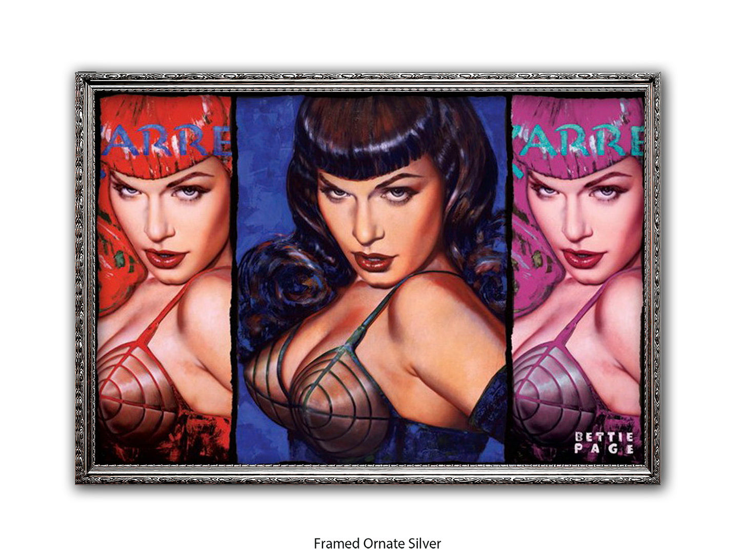 Bettie Page Poster Ð Pop Art Style Wall Art