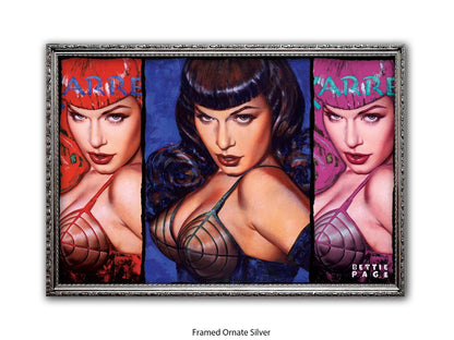 Bettie Page Poster Ð Pop Art Style Wall Art