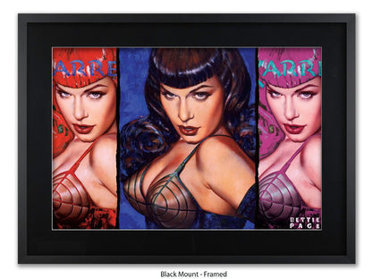Bettie Page Poster Ð Pop Art Style Wall Art