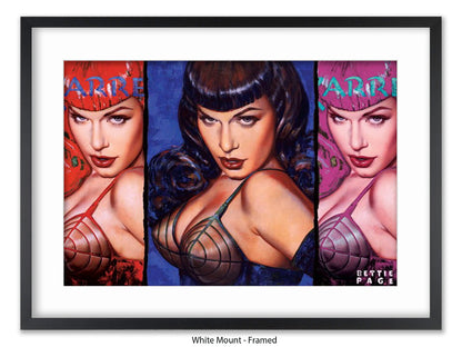 Bettie Page Poster Ð Pop Art Style Wall Art