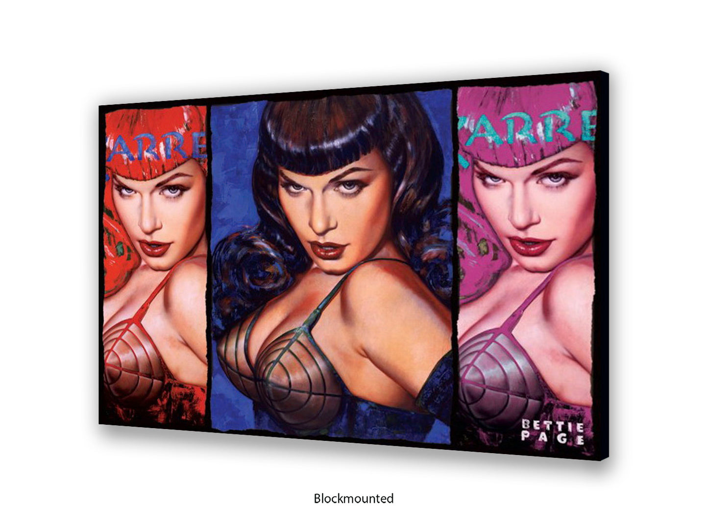 Bettie Page Poster Ð Pop Art Style Wall Art