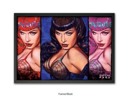 Bettie Page Poster Ð Pop Art Style Wall Art