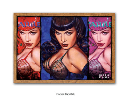Bettie Page Poster Ð Pop Art Style Wall Art