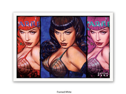 Bettie Page Poster Ð Pop Art Style Wall Art