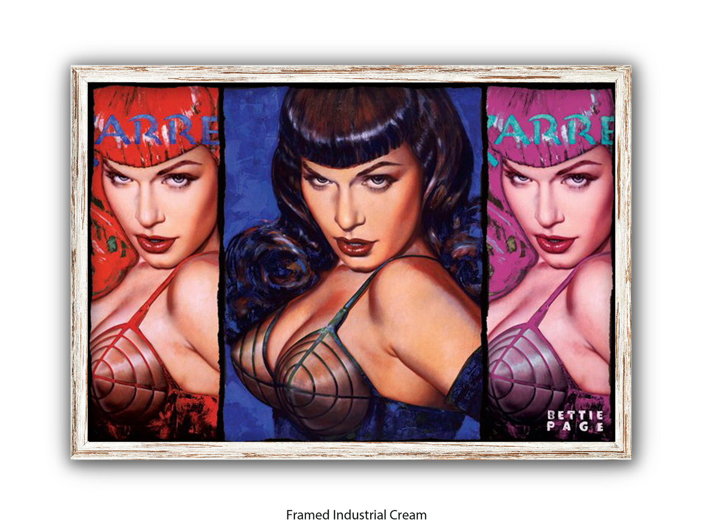 Bettie Page Poster Ð Pop Art Style Wall Art
