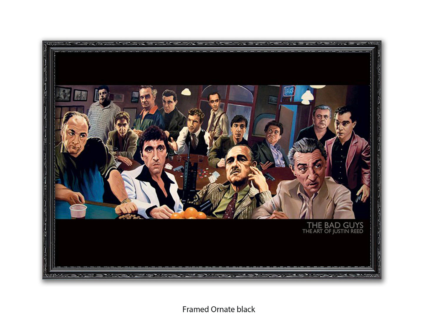 The Bad Guys Gangster Cinema Art Poster | Justin Reed