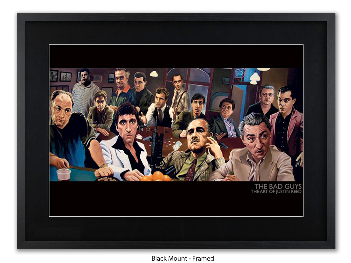 The Bad Guys Gangster Cinema Art Poster | Justin Reed – www 