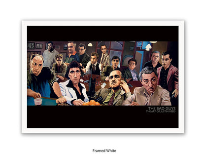 The Bad Guys Gangster Cinema Art Poster | Justin Reed