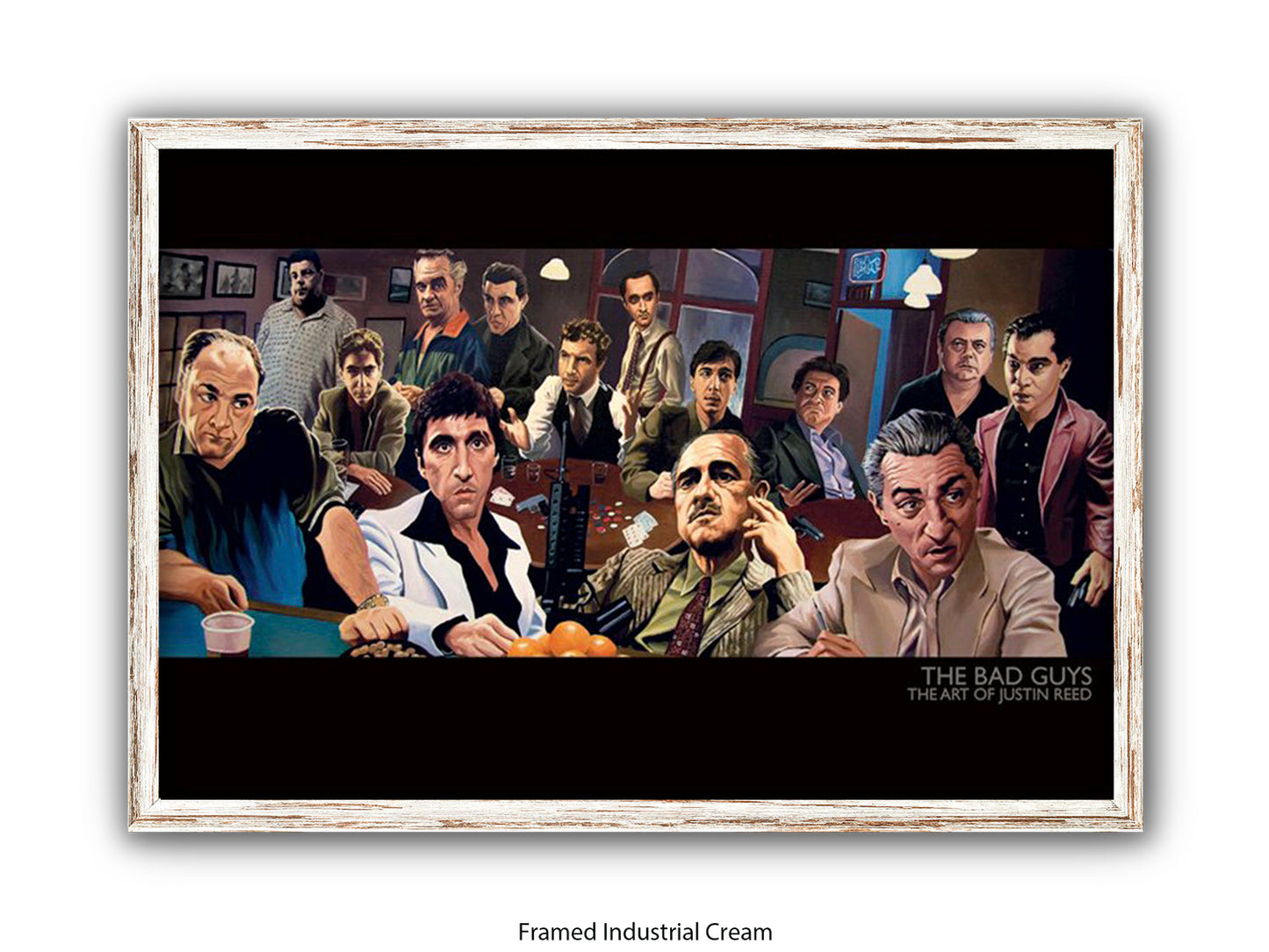 The Bad Guys Gangster Cinema Art Poster | Justin Reed