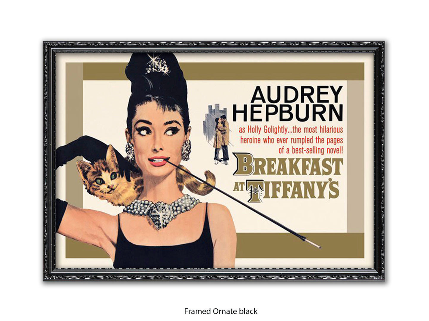 Audrey Hepburn Poster | Breakfast at Tiffany's | Art
