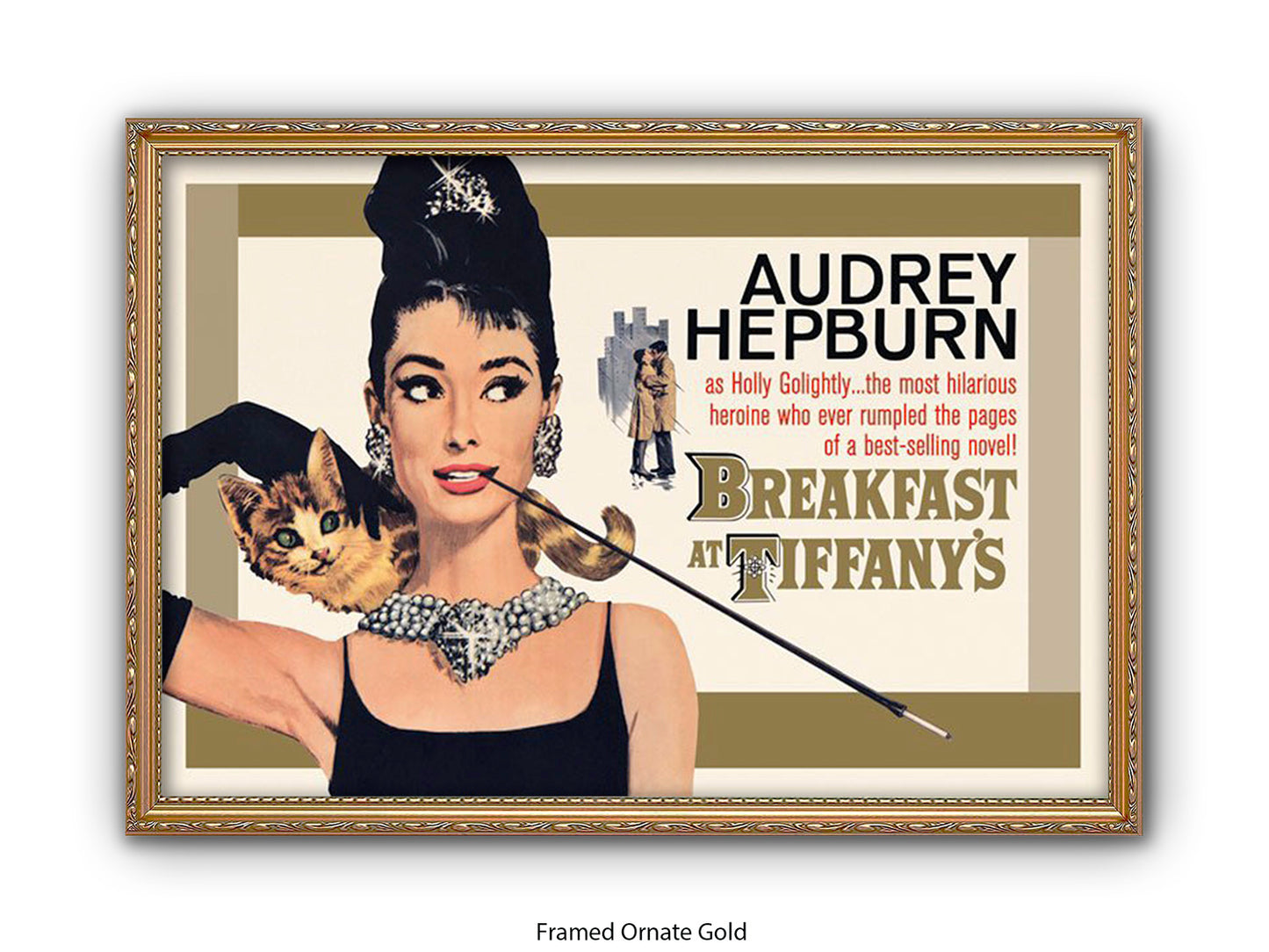 Audrey Hepburn Poster | Breakfast at Tiffany's | Art