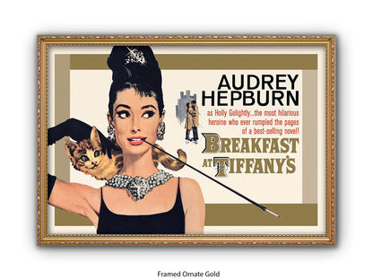 Audrey Hepburn Poster | Breakfast at Tiffany's | Art