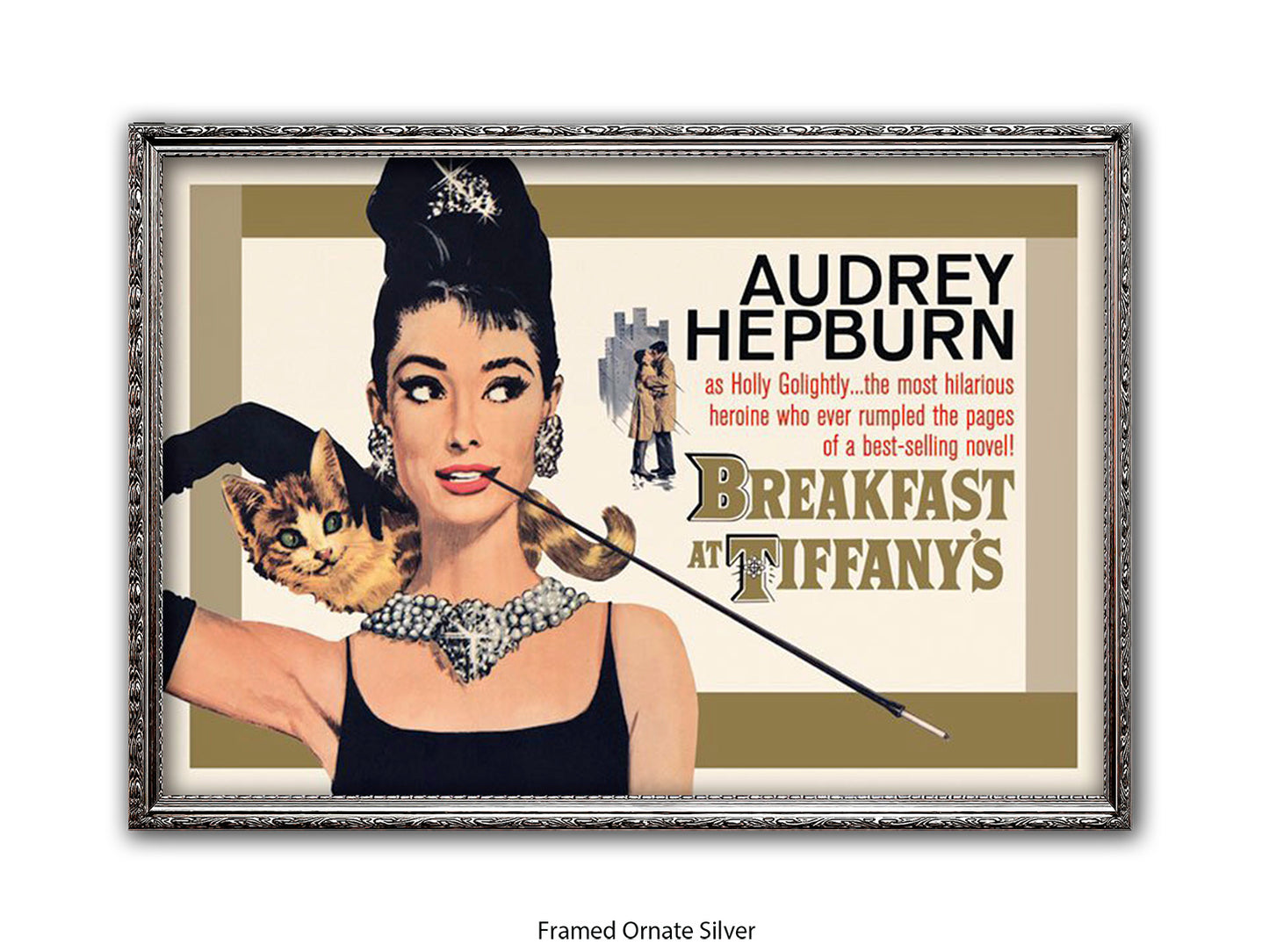 Audrey Hepburn Poster | Breakfast at Tiffany's | Art