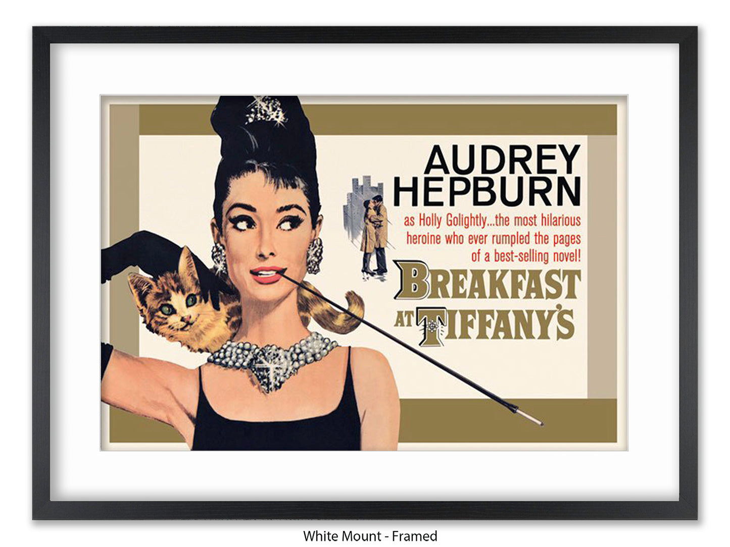 Audrey Hepburn Poster | Breakfast at Tiffany's | Art