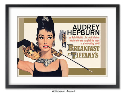 Audrey Hepburn Poster | Breakfast at Tiffany's | Art