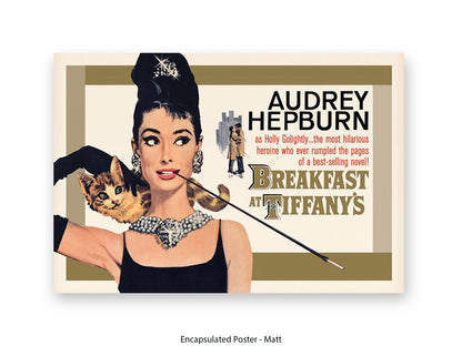 Audrey Hepburn Poster | Breakfast at Tiffany's | Art