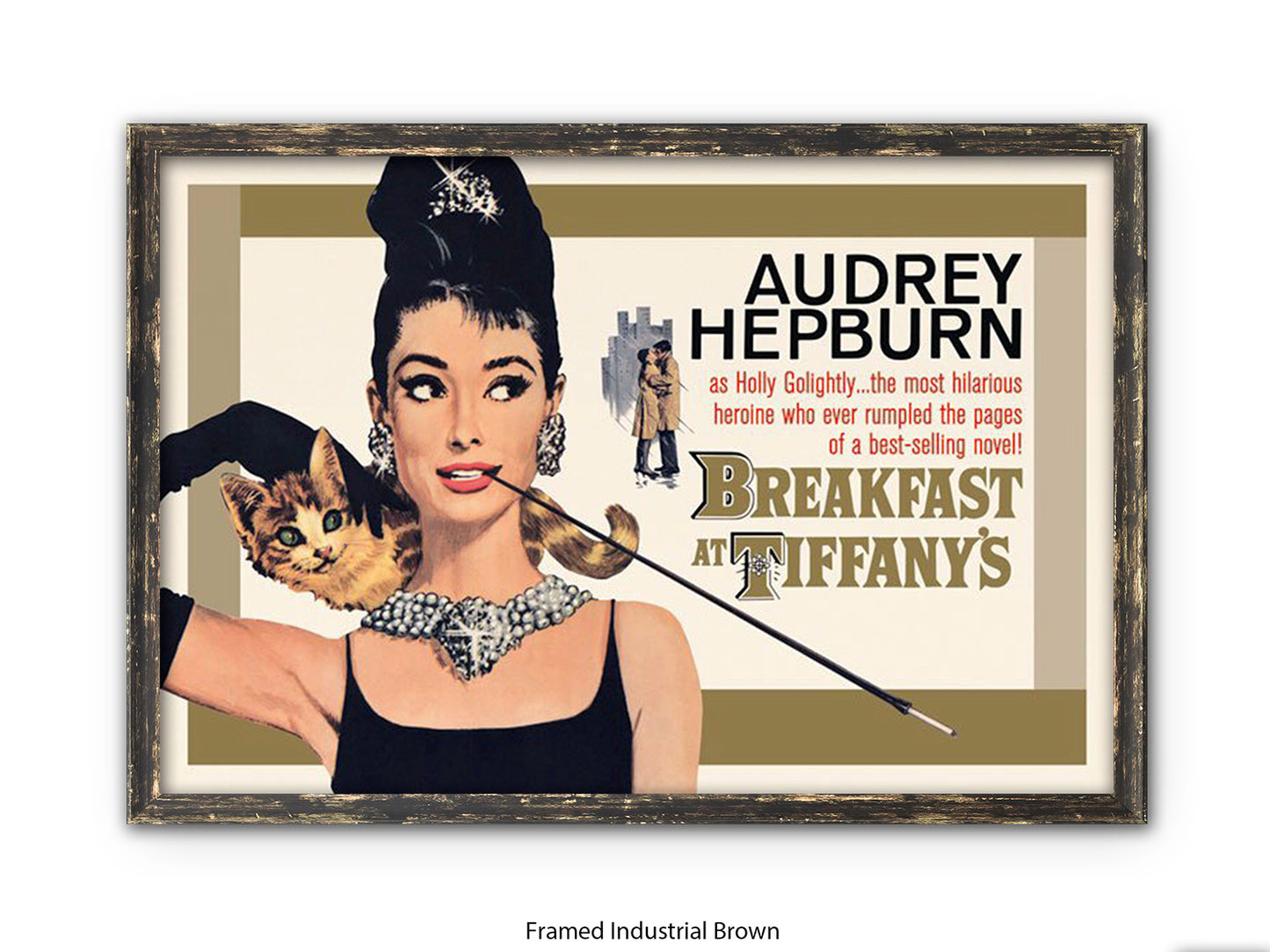 Audrey Hepburn Poster | Breakfast at Tiffany's | Art