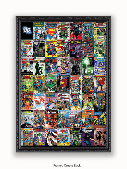 DC  Heroes  Montage Poster