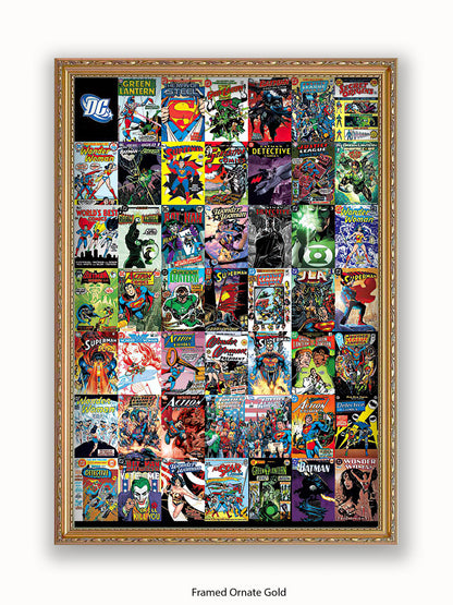 DC  Heroes  Montage Poster