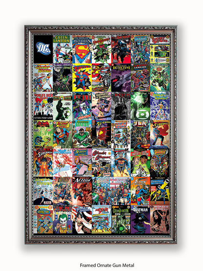 DC  Heroes  Montage Poster