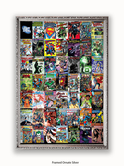 DC  Heroes  Montage Poster