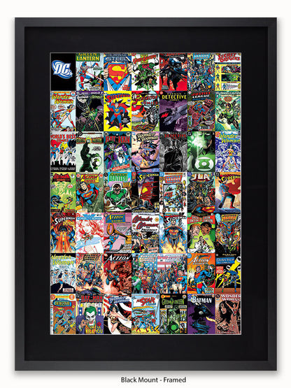 DC  Heroes  Montage Poster