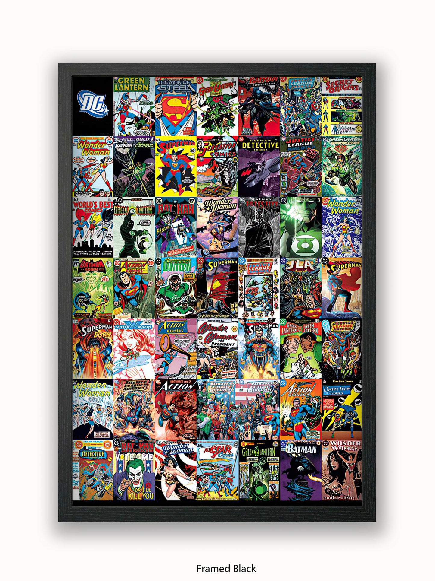 DC  Heroes  Montage Poster