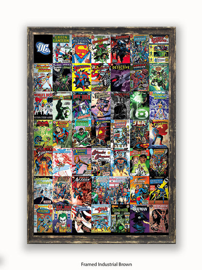 DC  Heroes  Montage Poster