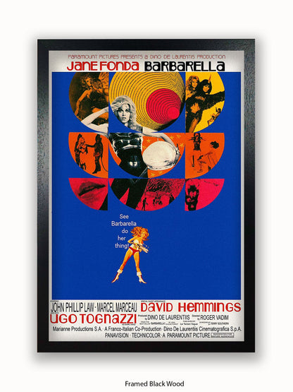 Barbarella  Blue  Poster