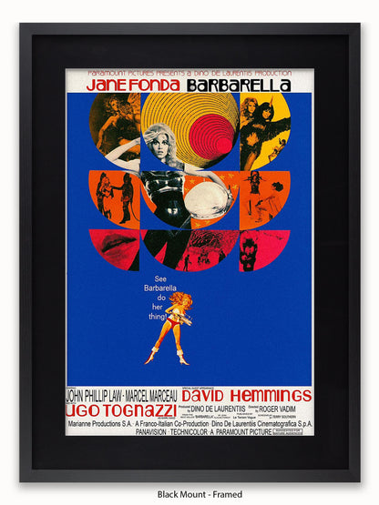 Barbarella  Blue  Poster