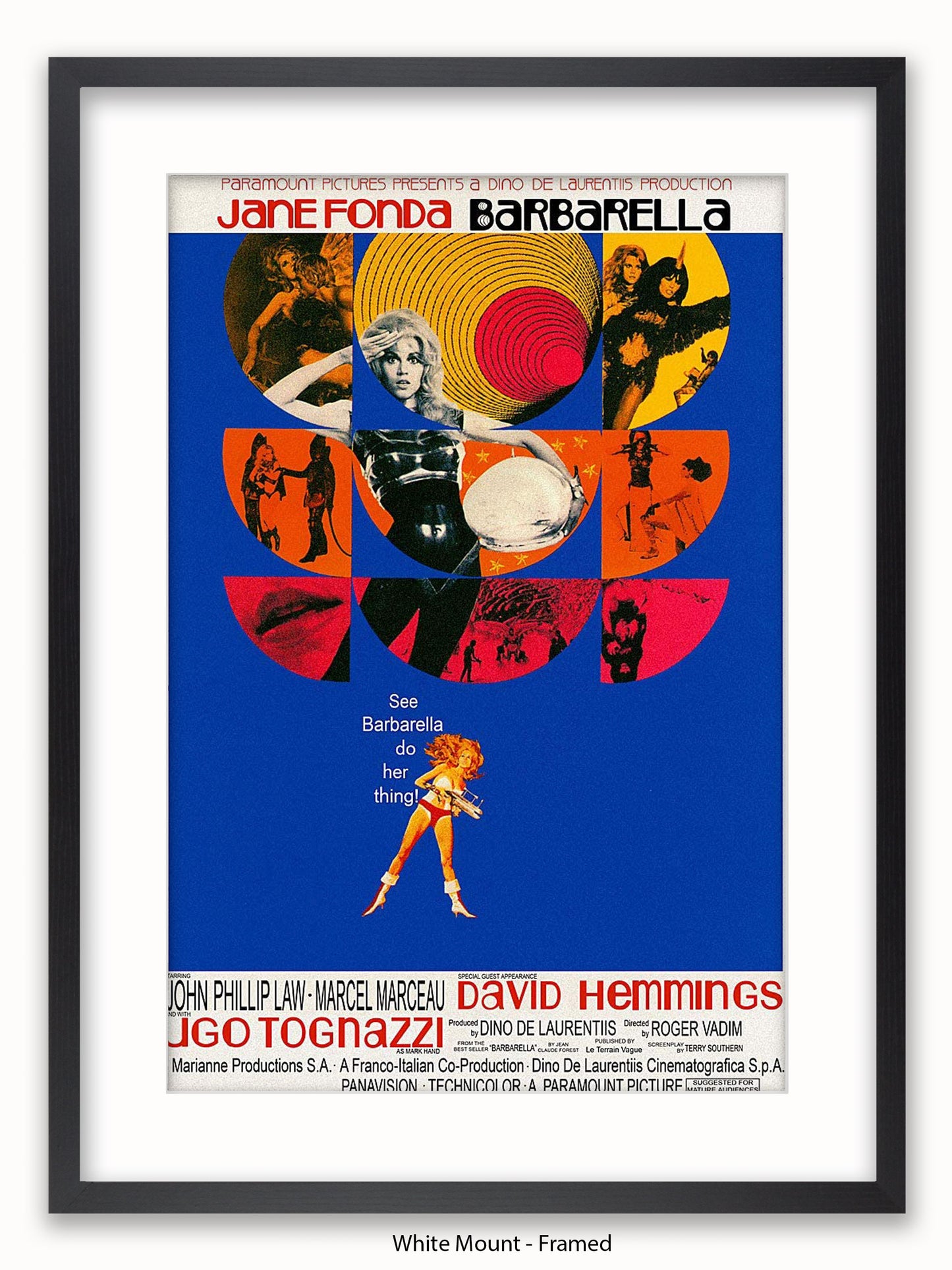 Barbarella  Blue  Poster