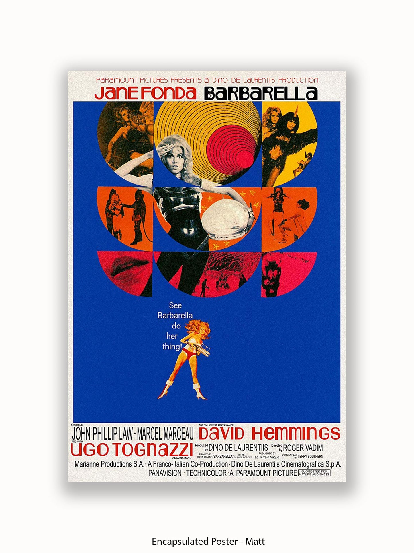 Barbarella  Blue  Poster