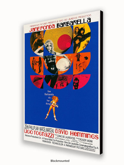 Barbarella  Blue  Poster