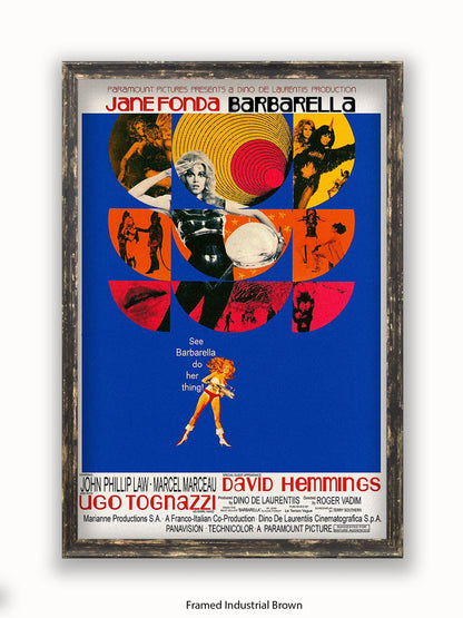 Barbarella  Blue  Poster