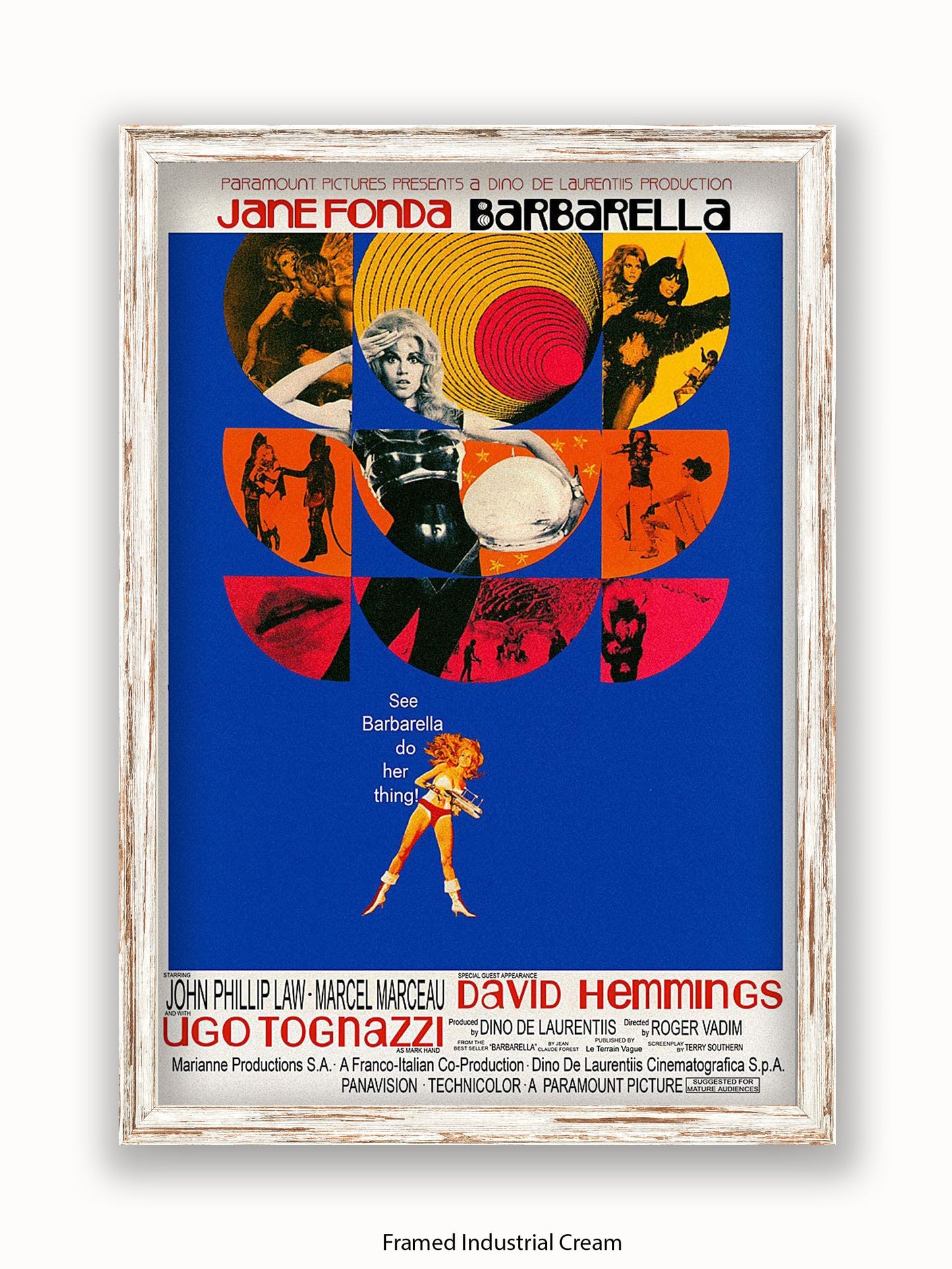 Barbarella  Blue  Poster