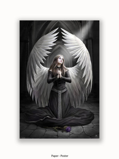 Anne Stokes  Prayer Poster