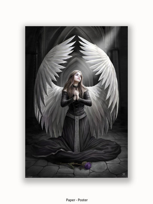 Anne Stokes  Prayer Poster