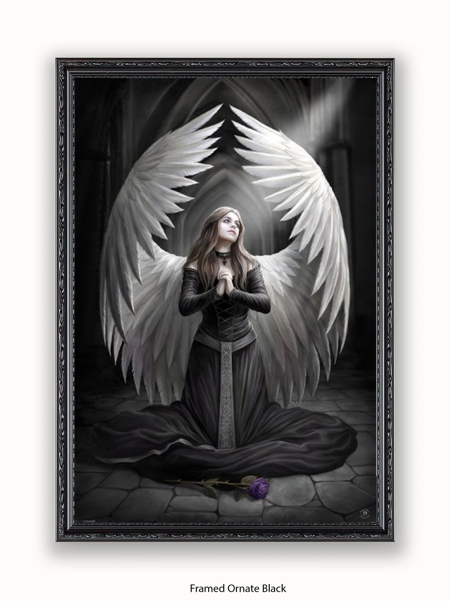 Anne Stokes  Prayer Poster