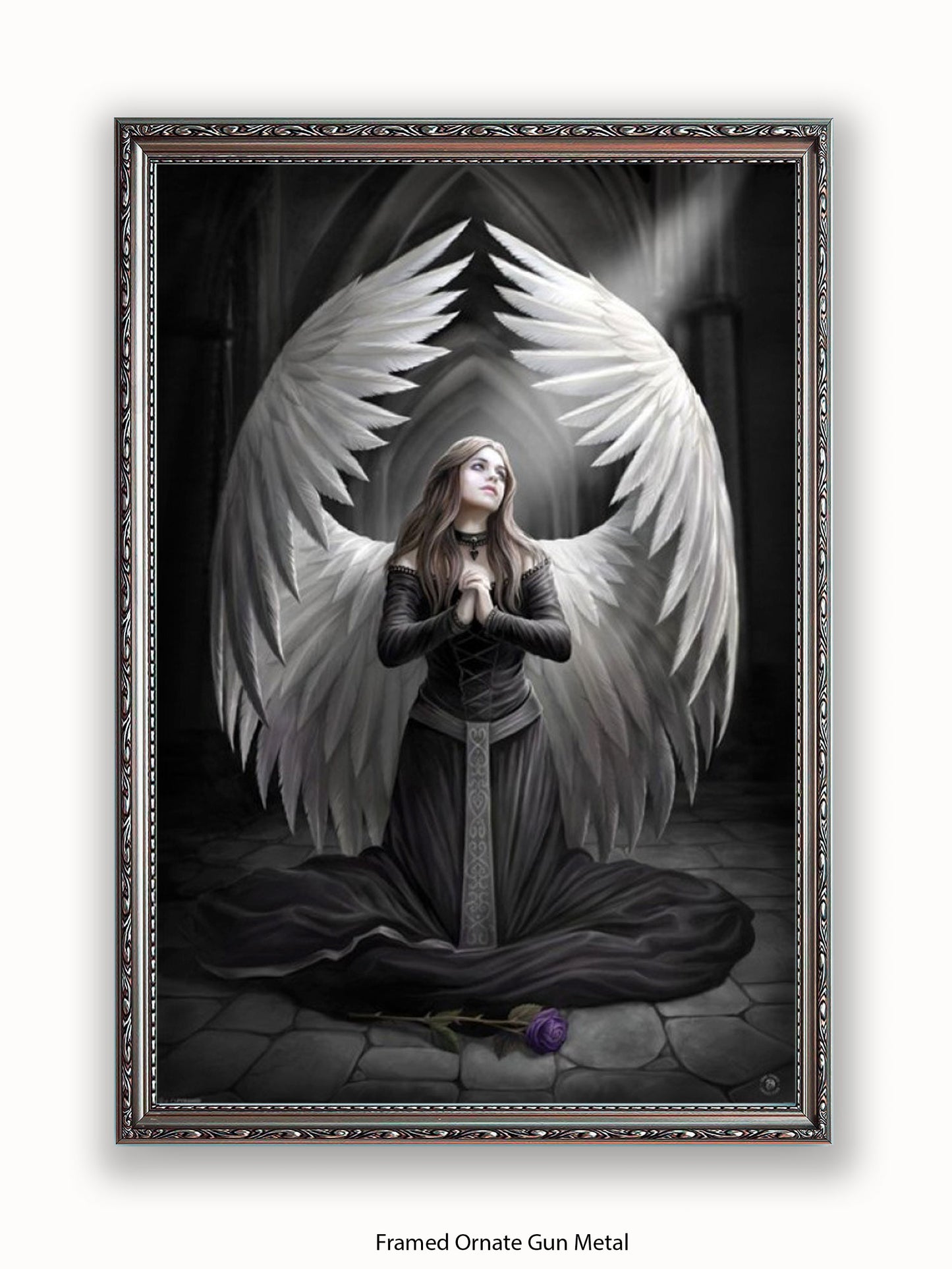 Anne Stokes  Prayer Poster