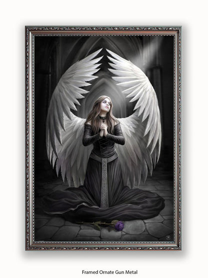 Anne Stokes  Prayer Poster