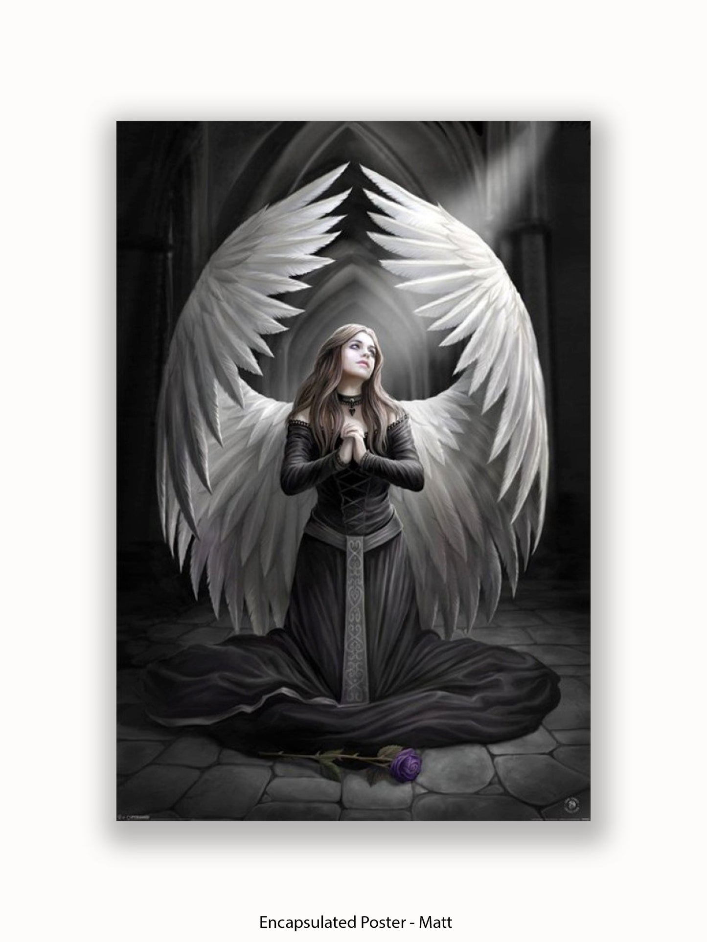 Anne Stokes  Prayer Poster