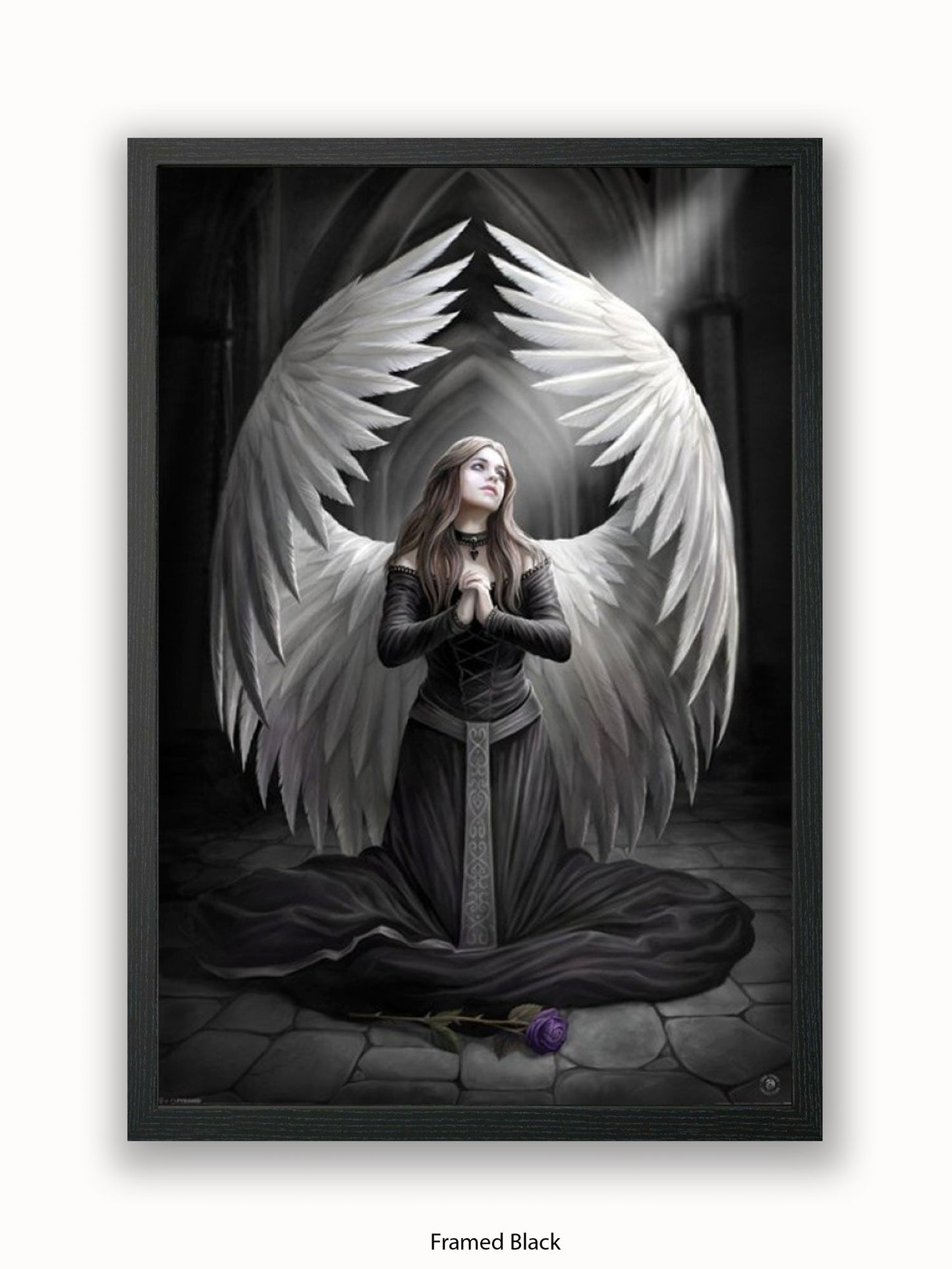 Anne Stokes  Prayer Poster