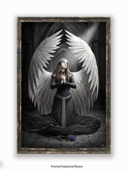 Anne Stokes  Prayer Poster